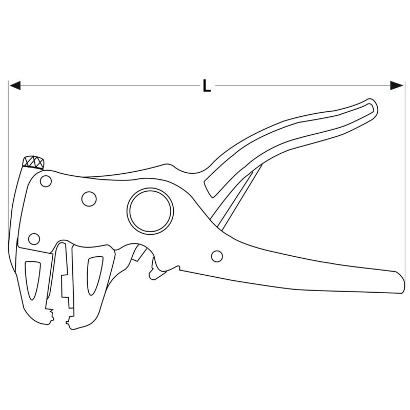 Automatyczne szczypce do ściągania izolacji 165 mm - obrazek 7