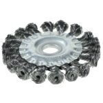 Szczotka tarczowa do szlifierek drut skręcony 120 mm - obrazek 2