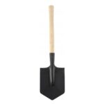 Saperka ostra 59 cm, drewniany trzonek - obrazek 2