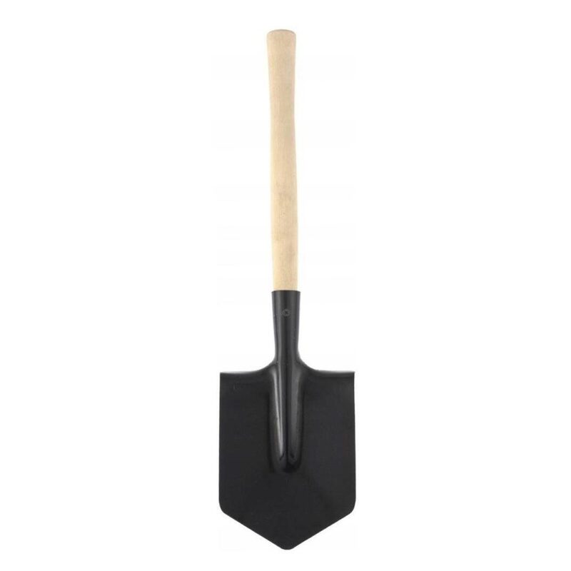 Saperka ostra 59 cm, drewniany trzonek - obrazek 2