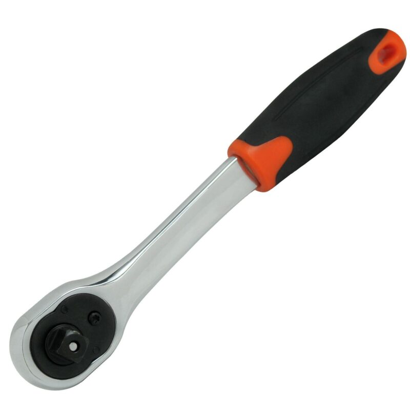 Grzechotka wygięta 1/4" 155 mm CRV - obrazek 3