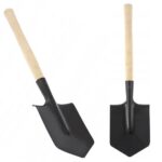 Saperka ostra 59 cm, drewniany trzonek