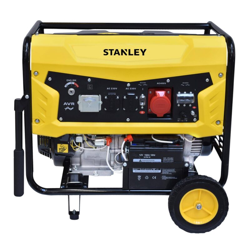 Agregat prądotwórczy 7,5kW AVR STANLEY + kanister 10L - obrazek 2