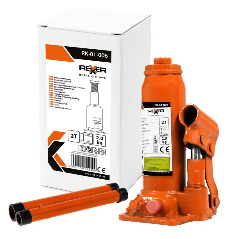 Zestaw Podnośnik Słupkowy 2T + Klucz krzyżak + Rękawice robocze - obrazek 4