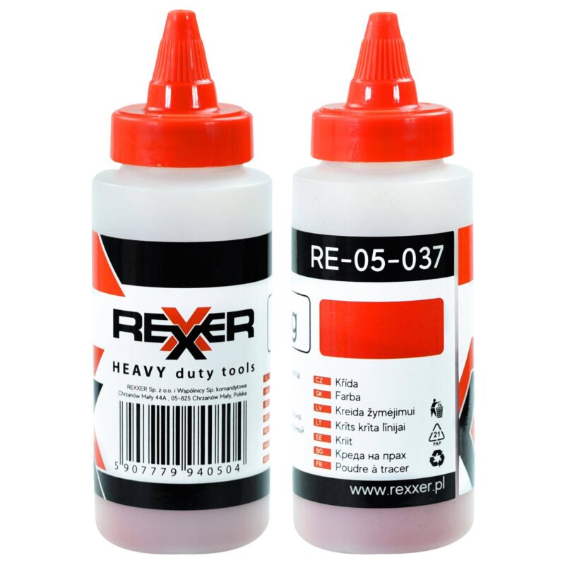 Kreda do trasowania 115 g CZERWONA - obrazek 2