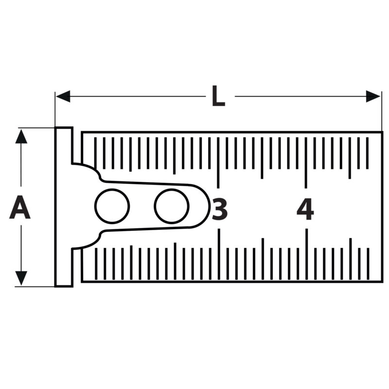 Miara zwijana stalowa 2 m x 16 mm - obrazek 5