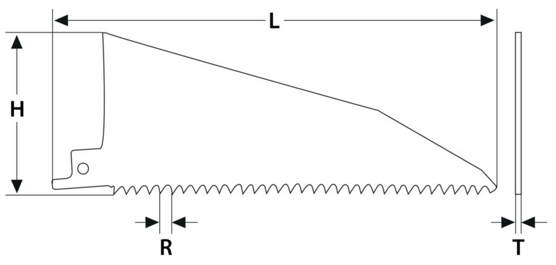 Brzeszczot do piły szablastej 210X50X1.2 MM HCS - obrazek 7