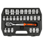 Zestaw kluczy nasadowych 1/2" 32 elementy - obrazek 4