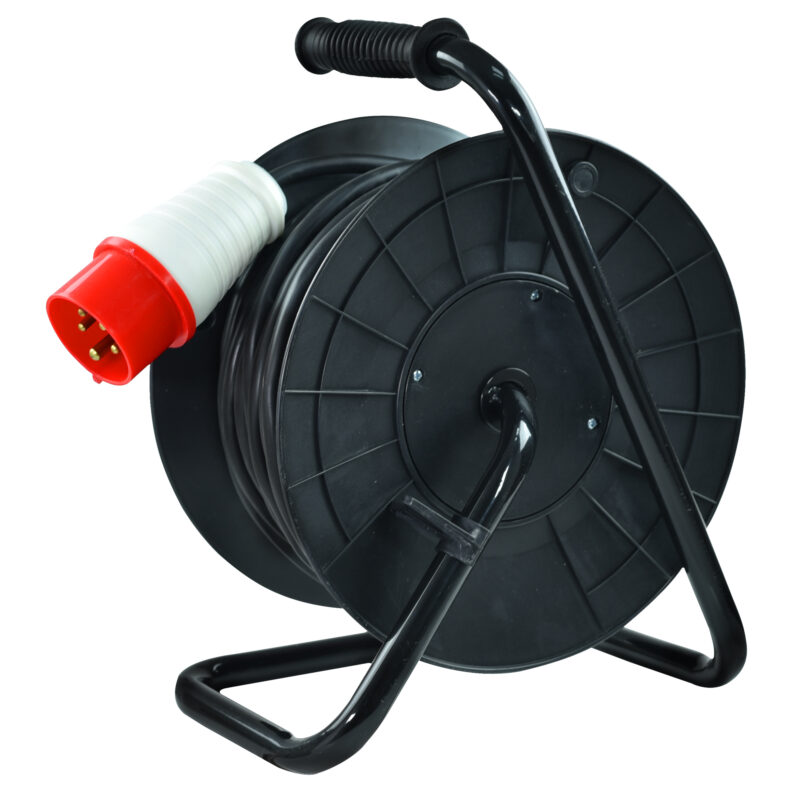 Przedłużacz na plastikowym bębnie 25 m 5×2,5 mm 400 V IP44 - obrazek 4